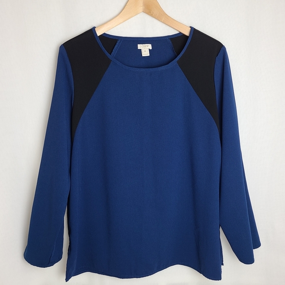 J.Crew Color Block Long Sleeve - Picture 1 of 5